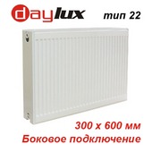 Радиатор отопления Daylux тип 22 K 300х600 (762 Вт, PKKP боковое подключение)