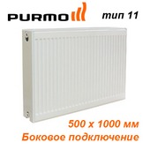 Стальной панельный радиатор отопления Purmo тип C11 500х1000