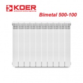 Биметаллические секционные радиаторы отопления Koer Bimetal-500-100 (BT0018)