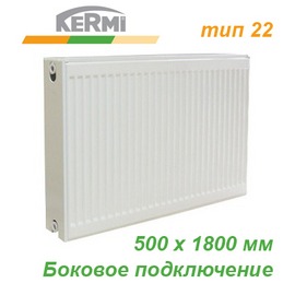 Стальной панельный радиатор отопления Kermi Therm X2 тип 22 FKO 500х1800