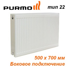 Стальной панельный радиатор отопления Purmo тип C22 500х700