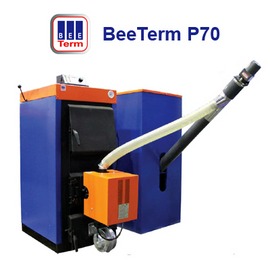 Пеллетный твердотопливный котел с автоматической подачей топлива BeeTerm P70
