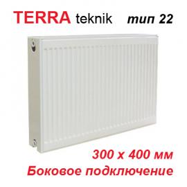 Стальной панельный радиатор отопления Terra teknik тип 22 K 300х400