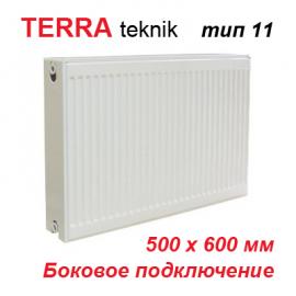 Стальной панельный радиатор отопления Terra teknik тип 11 K 500х600