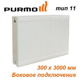 Стальной панельный радиатор отопления Purmo Compact тип C11 300х3000